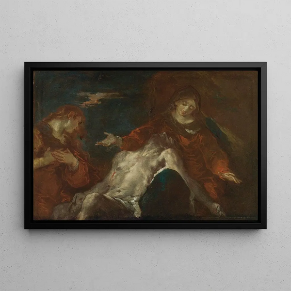 Giuseppe Bazzani - Piet With Mary Magdalene.webp
