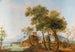 Un paesaggio fluviale bucolico - Giuseppe Bernardino Bison — vista dell’opera