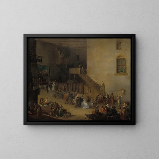 Giuseppe Bernardino Bison - A tavern interior.webp