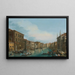 Vista del Grande Canale dal Palazzo Grimani - Giuseppe Bernardino Bison — quadro incorniciato alla parete