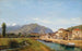 Vista di Locarno dal Naviglio Grande - Giuseppe Bisi — vista dell’opera