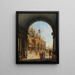 Venezia: vista sulla Piazzetta di San Marco dall'Arco dell'Orologio - Giuseppe Borsato — quadro incorniciato alla parete