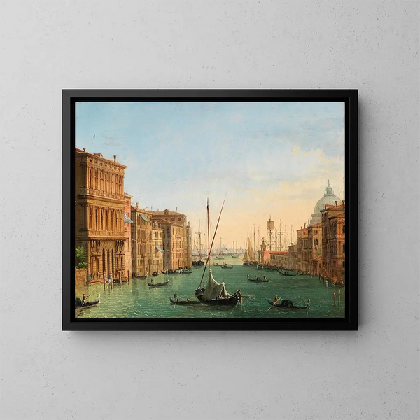 Venezia, il Canal Grande - Giuseppe Borsato — quadro incorniciato alla parete