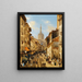 La ruelle des domestiques de Milan - Giuseppe Canella — quadro incorniciato alla parete