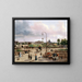 La place Louis XVI, place de la Concorde nel 1829 - Giuseppe Canella — quadro incorniciato alla parete