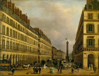 Giuseppe Canella - La rue de Castiglione.webp
