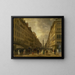 La rue de la Paix - Giuseppe Canella — quadro incorniciato alla parete
