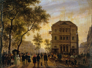 Giuseppe Canella - Le Thtre de lAmbiguComique et le boulevard SaintMartin.webp