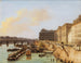 Parigi, vista del ponte delle Arti e del Louvre - Giuseppe Canella — vista dell’opera