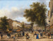 Parigi, vista del Théâtre des Variétés su Boulevard Montmartre - Giuseppe Canella — vista dell’opera