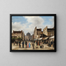 Paris, la rue Saint-Nicaise - Giuseppe Canella — quadro incorniciato alla parete