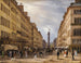 Parigi, rue de la Paix, la place Vendôme, sfondo - Giuseppe Canella — vista dell’opera