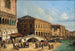 Venezia, vista della Riva degli Schiavoni con il Ponte della Paglia - Giuseppe Canella — vista dell’opera