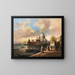 Entrée de Venise aux Giardini Reali - Giuseppe Canella — quadro incorniciato alla parete