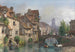 Vista di Rouen - Giuseppe Canella — vista dell’opera