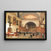 Vista dell'Chiesa di San Giovanni-Santa Croce a Parigi - Giuseppe Canella — quadro incorniciato alla parete