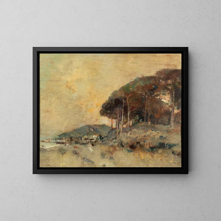 Giuseppe Casciaro - Mediterranean Coast at Dusk.webp