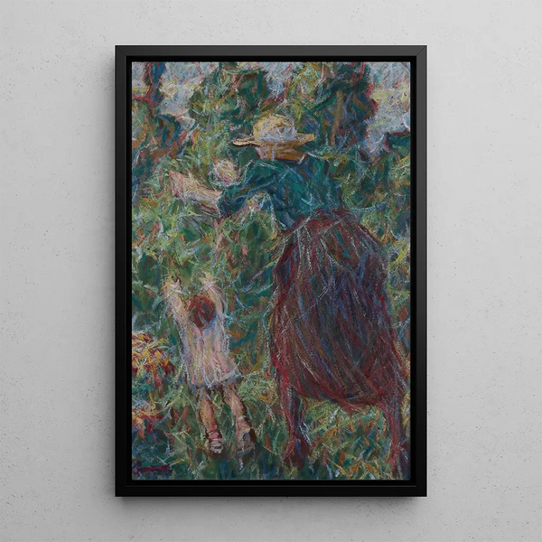 Papillons - Giuseppe Cominetti — quadro incorniciato alla parete