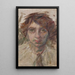 Portrait du peintre Paradisi - Giuseppe Cominetti — quadro incorniciato alla parete
