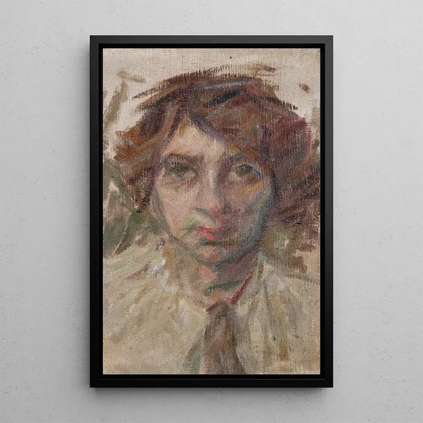 Portrait du peintre Paradisi - Giuseppe Cominetti — quadro incorniciato alla parete