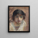 Tête de femme - Giuseppe Cominetti — quadro incorniciato alla parete