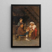 Aide pour la dentellière - Giuseppe Costantini — quadro incorniciato alla parete