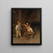 Giochi per bambini - Giuseppe Costantini — quadro incorniciato alla parete
