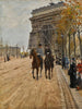 L'Arc de Triomphe Paris - Giuseppe De Nittis — vista dell’opera