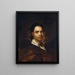 Ritratto di un giovane uomo - Giuseppe Ghislandi — quadro incorniciato alla parete