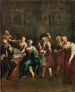 Cantante con l'armonica a bocca e ammiratori - Giuseppe Maria Crespi — vista dell’opera