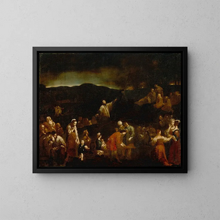 La Mission - Giuseppe Maria Crespi — quadro incorniciato alla parete