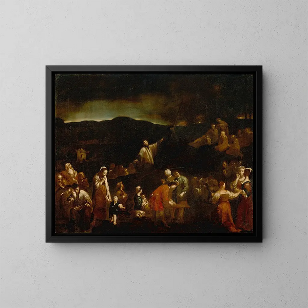 La Mission - Giuseppe Maria Crespi — quadro incorniciato alla parete