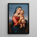 Madone Tempi d'après Raphaël - Giuseppe Mazzolini — quadro incorniciato alla parete