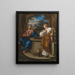 Il Cristo e la donna samaritana - Giuseppe Nicola Nasini — quadro incorniciato alla parete