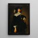 Portrait d'un noble - Giuseppe Nuvolone — quadro incorniciato alla parete