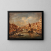 Venezia, il ponte di Rialto - Giuseppe Ponga — quadro incorniciato alla parete