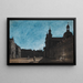 La place du théâtre de Mannheim au clair de lune - Giuseppe Quaglio — quadro incorniciato alla parete