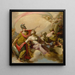Minerve che difende le arti - Giuseppe Santi — quadro incorniciato alla parete