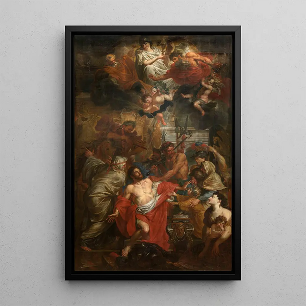 Le martyre de Saint Georges - Godfried Maes — quadro incorniciato alla parete
