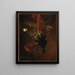 grappolo d'uva - Godfried Schalcken — quadro incorniciato alla parete