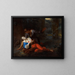Céphale e Procris - Godfried Schalcken — quadro incorniciato alla parete