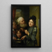 Chacun son goût - Godfried Schalcken — quadro incorniciato alla parete