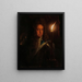 Ritratto di Guillaume III 1650-1702 Principe d'Orange Stadhouder e dal 1689 Re di Inghilterra - Godfried Schalcken — quadro incorniciato alla parete