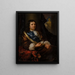 Ritratto di Johan de Bruin 1678-1746 - Godfried Schalcken — quadro incorniciato alla parete