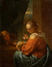 La Sainte Famille - Godfried Schalcken — vista dell’opera
