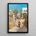 Une allée d'été à Capri - Goffredo Sinibaldi Paolucci — quadro incorniciato alla parete