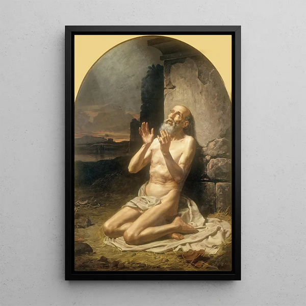 Job sur le fumier - Gonzalo Carrasco — quadro incorniciato alla parete