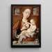 La Vierge allaitante - Goossen van der Weyden — quadro incorniciato alla parete