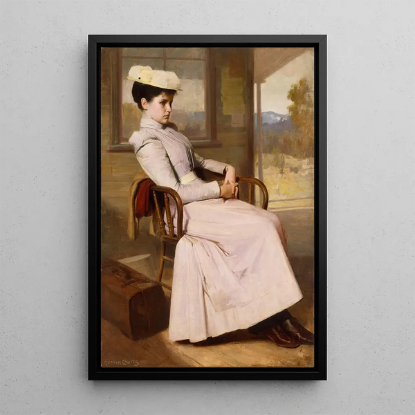 Attente - Gordon Coutts — quadro incorniciato alla parete