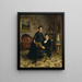 M. Robert Constantin e la signora Maria Eleonora Berggren - Gottfrid Vergine — quadro incorniciato alla parete